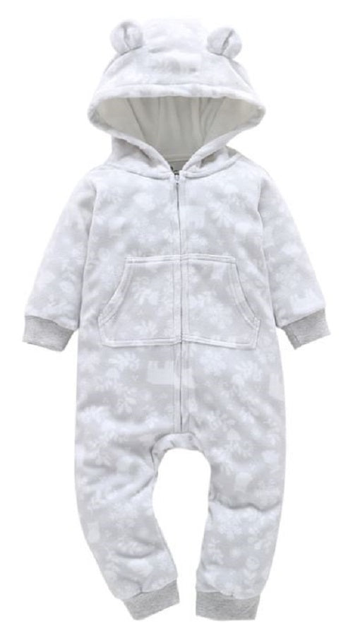 Pijama térmica con capota para niña