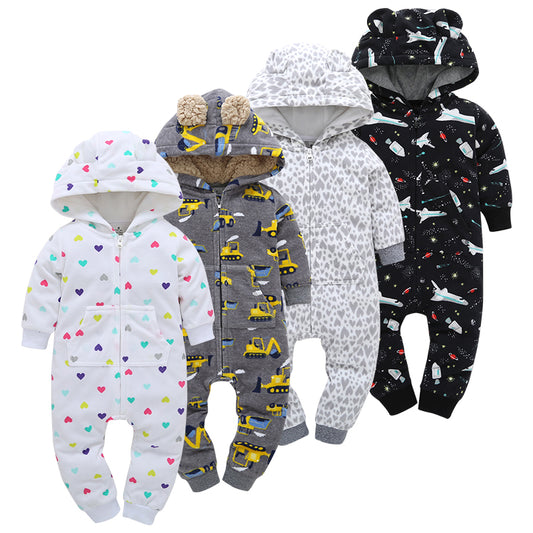 Pijama térmica con capota para niño
