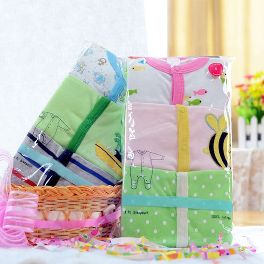 Paquete x 3 pijamas para bebé-niña