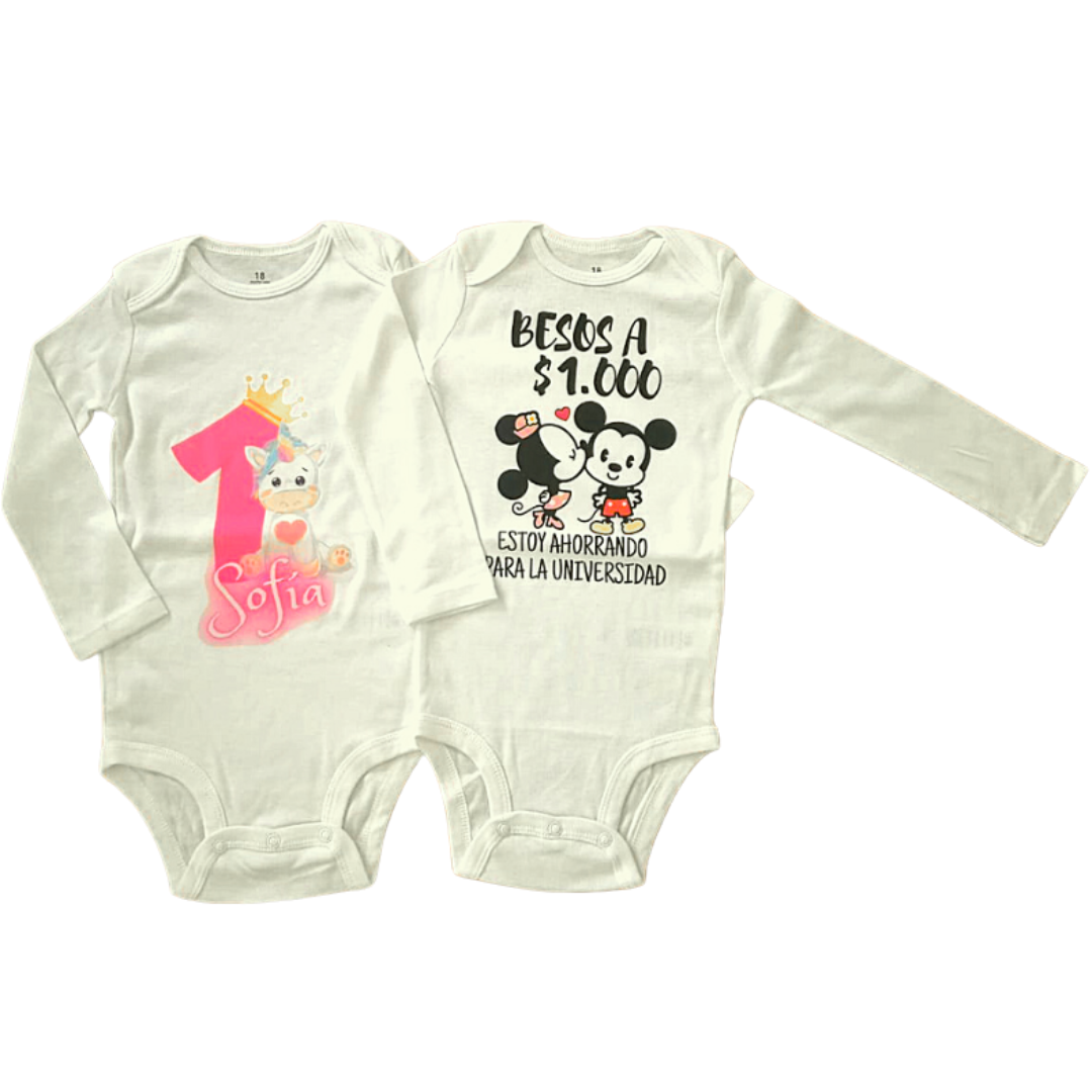 Bodies personalizados para bebé