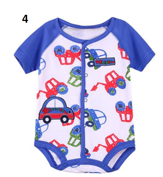 Body de broches abertura mariposa para bebé