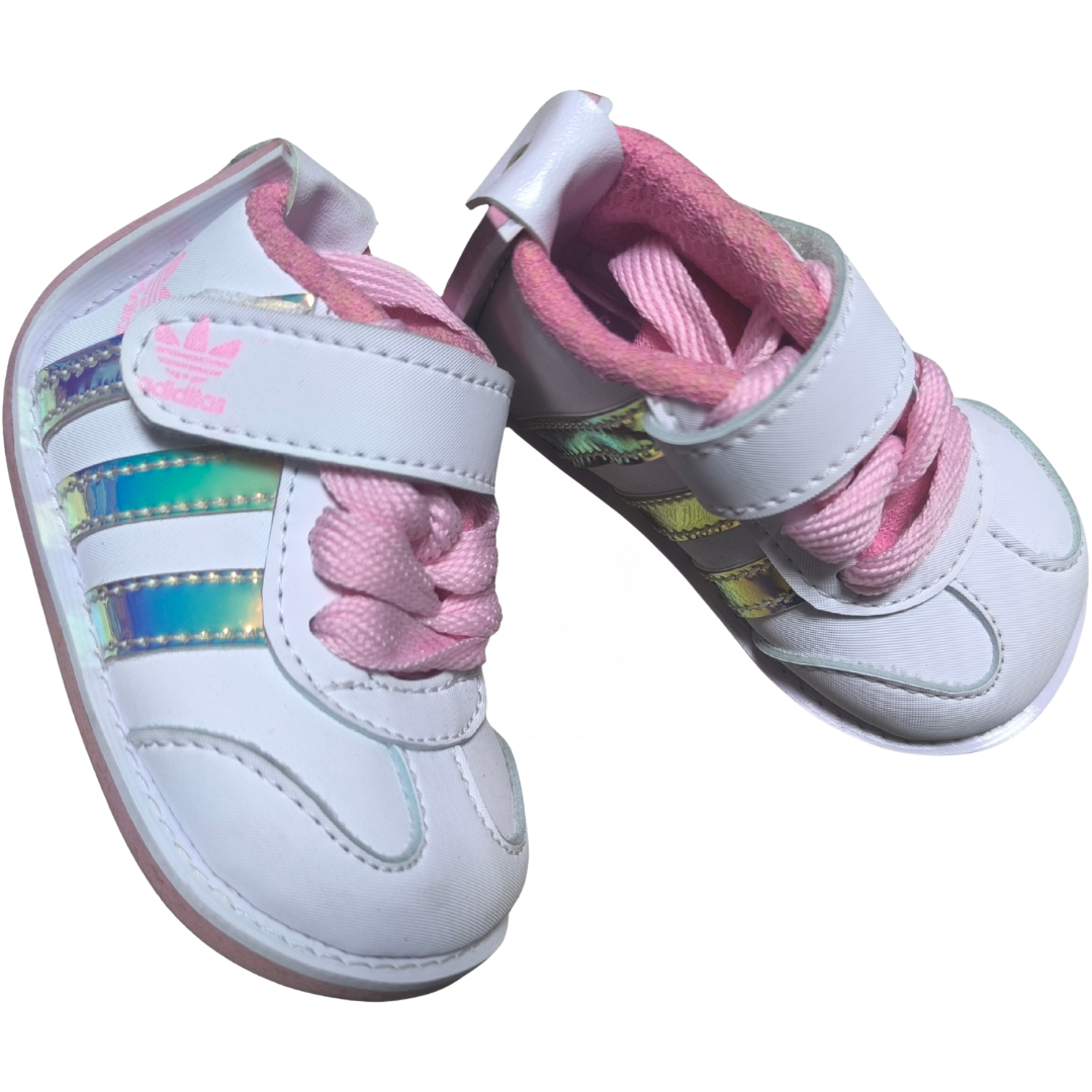 Tenis no tuerce blancos para niña
