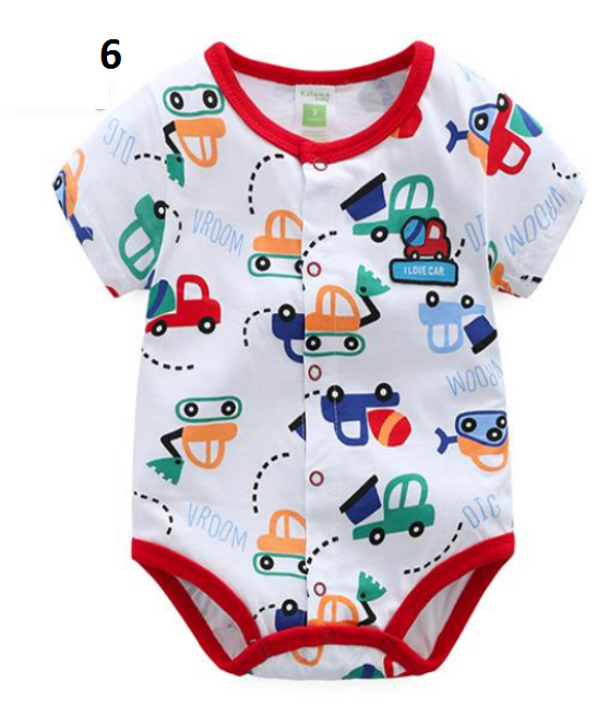 Body de broches abertura mariposa para bebé