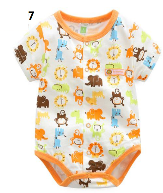 Body de broches abertura mariposa para bebé