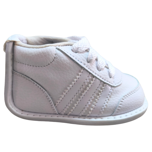 Tenis no tuerce blanco infantil