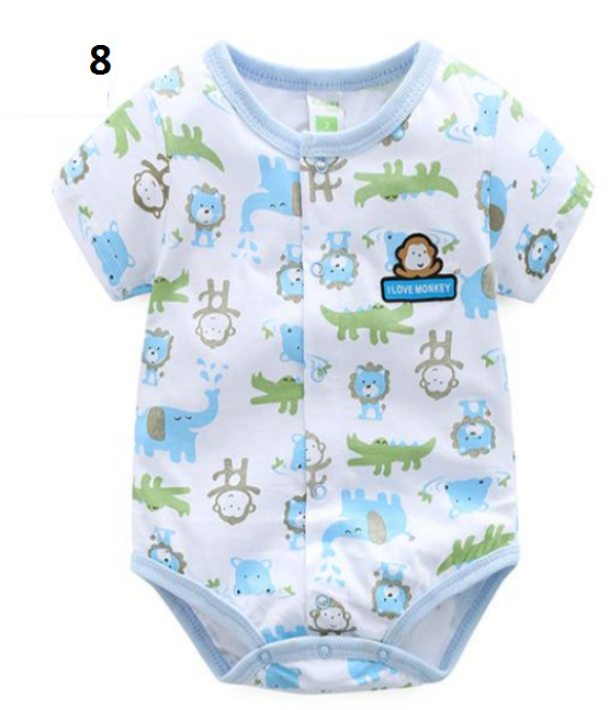 Body de broches abertura mariposa para bebé