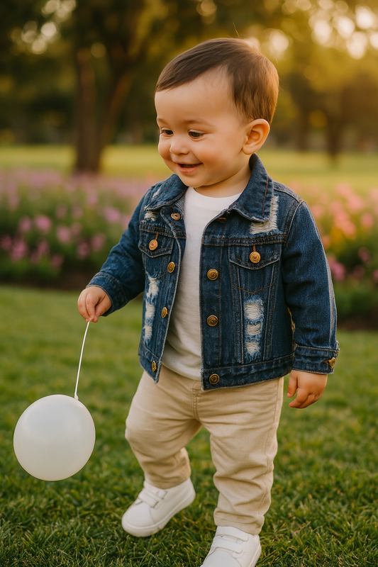 Chaqueta de jean para niño