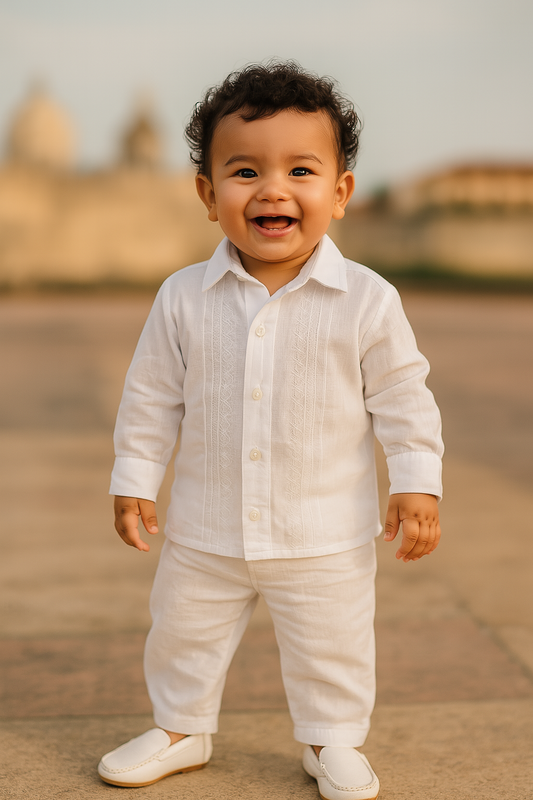 Conjunto guayabera para niño