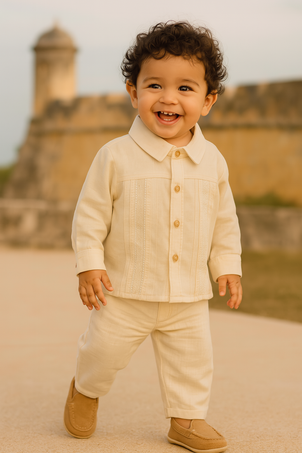 Conjunto guayabera para niño