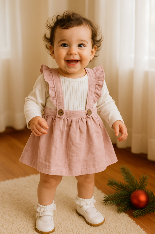 Jardinera en pana para bebé