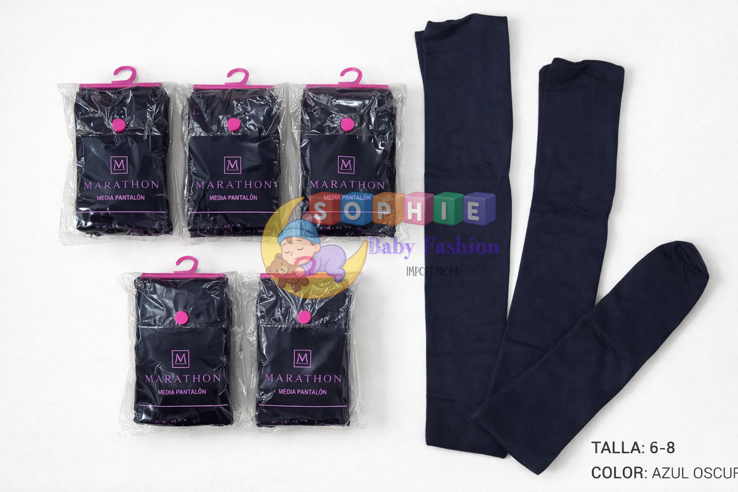 Media pantalón MARATHON cachimire escolar para niña