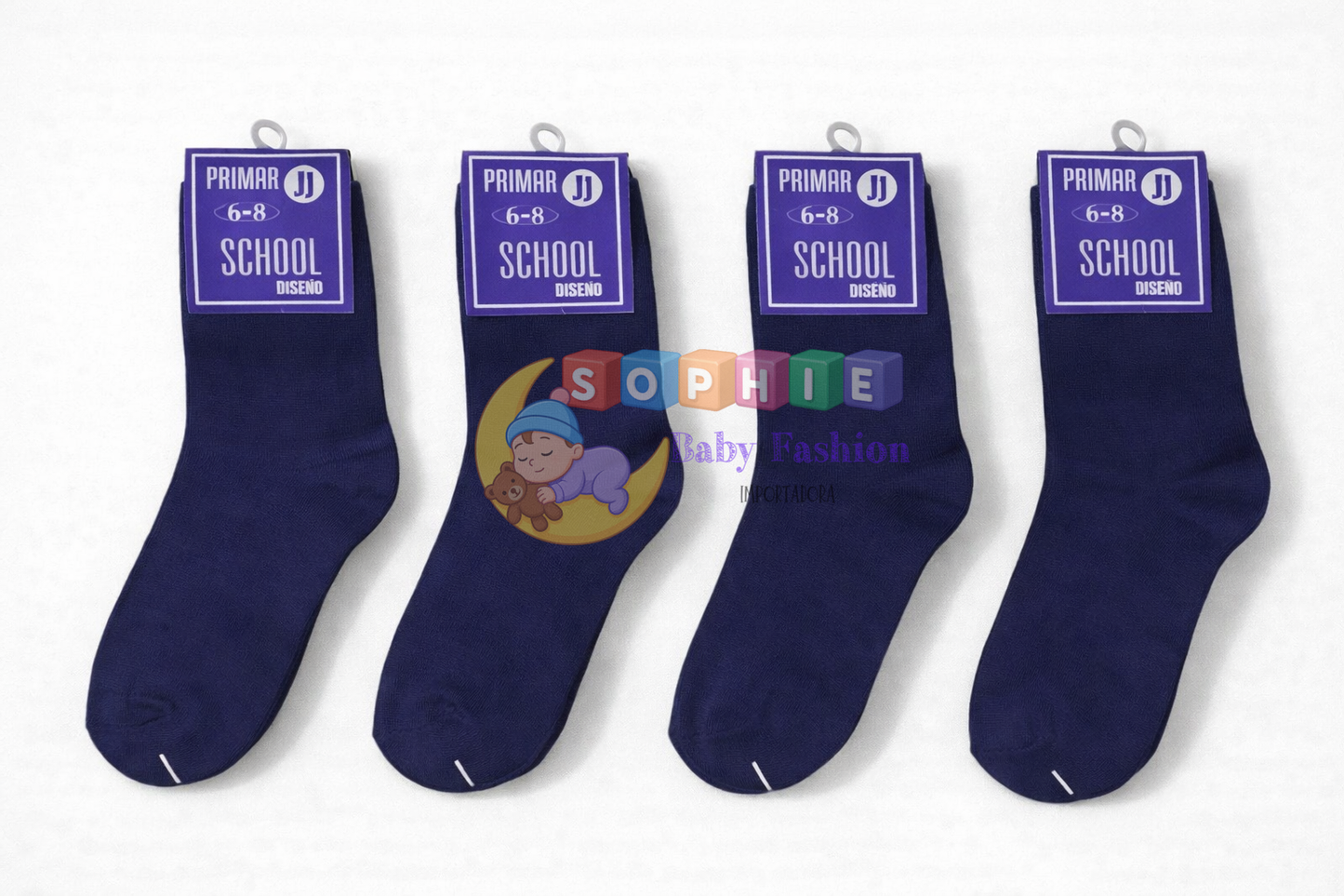 Paquete x 3 pares de medias largas