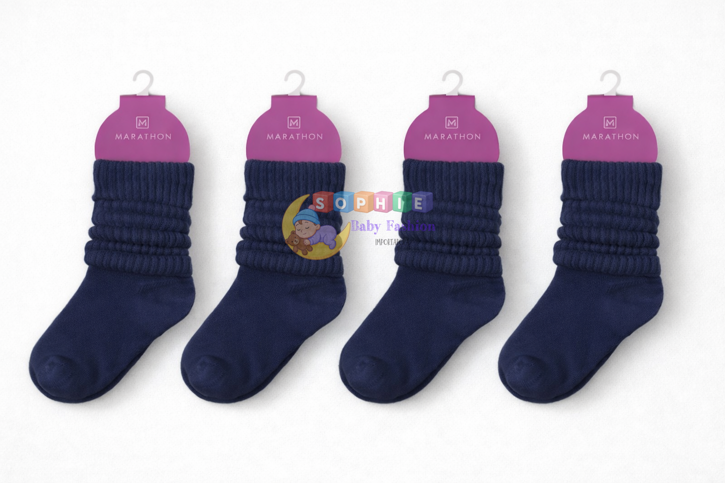 Paquete x 3 medias escolares MARATHON tornillo