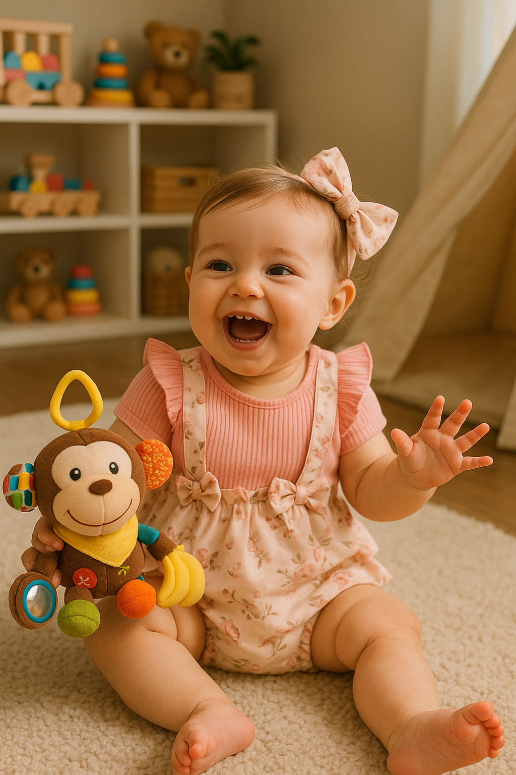 Body vestido estampado para bebé