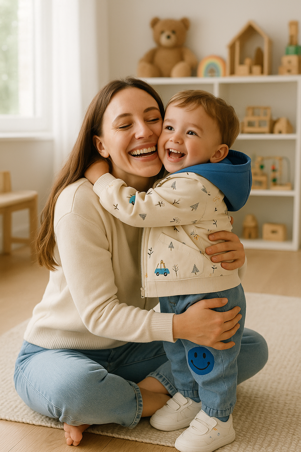 Conjunto chaqueta estampada para niño