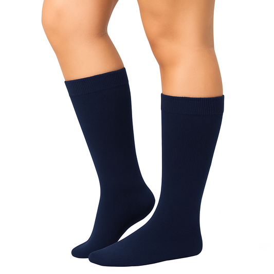 3 pares de medias escolares largas