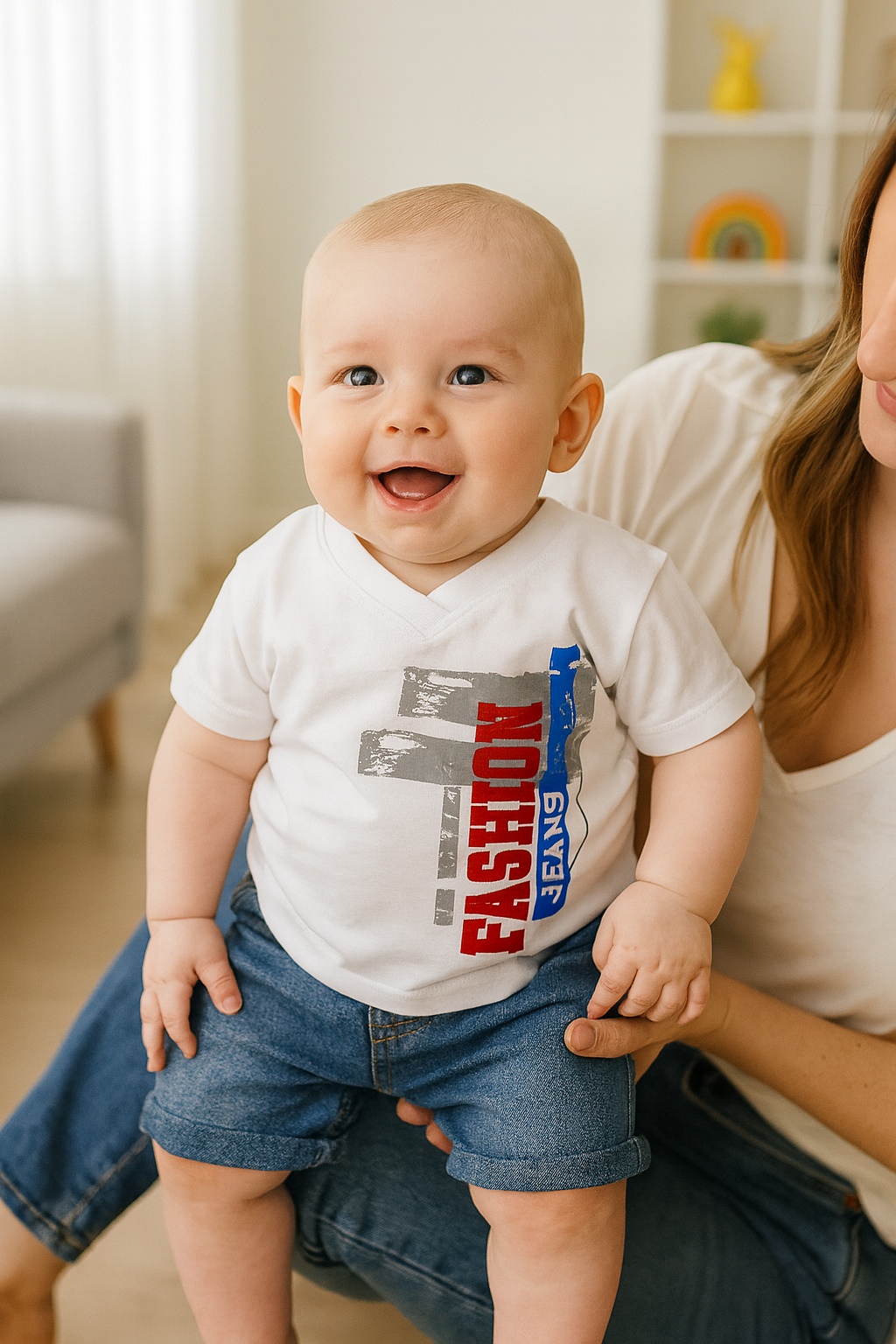 Conjunto estampado de verano para bebé