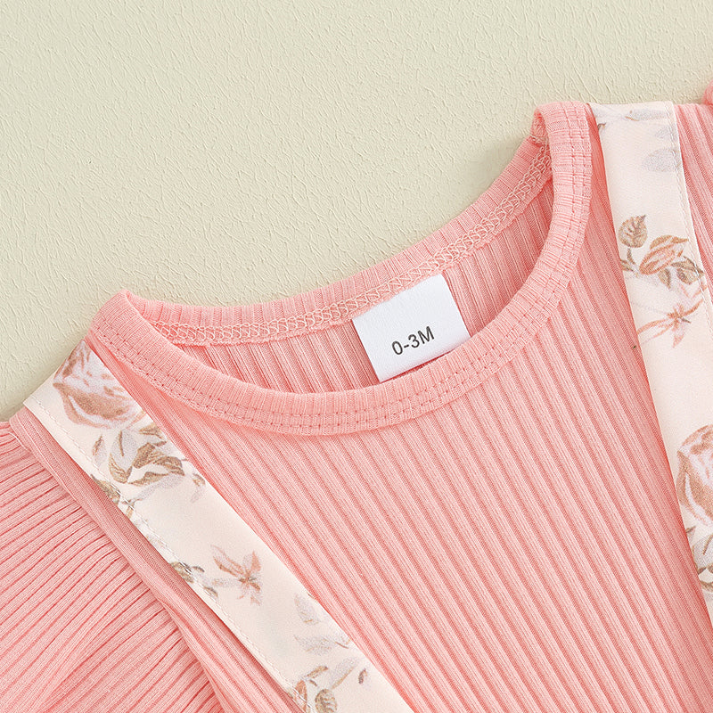 Body vestido estampado para bebé