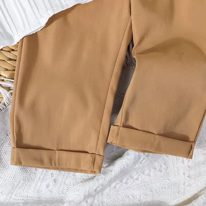 Conjunto camisa cuello neru para niño