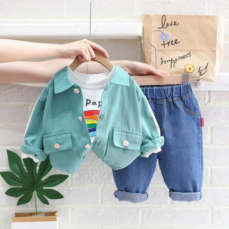 Conjunto cami buzo 3 piezas para niño