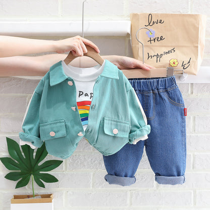 Conjunto cami buzo 3 piezas para niño