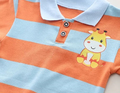 Conjunto dos piezas jirafita estampado