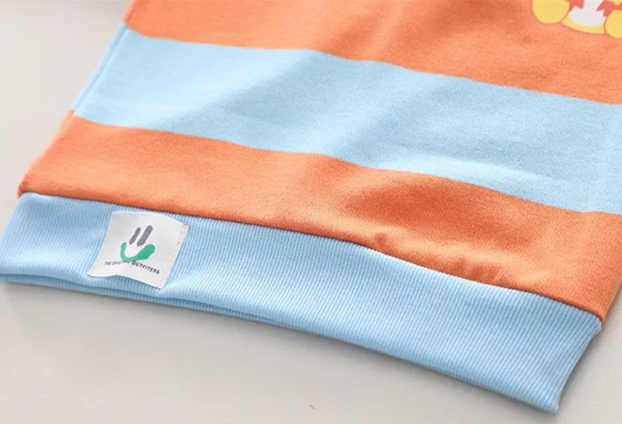 Conjunto dos piezas jirafita estampado