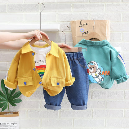 Conjunto cami buzo 3 piezas para niño