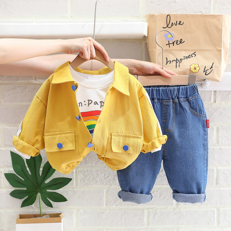 Conjunto cami buzo 3 piezas para niño