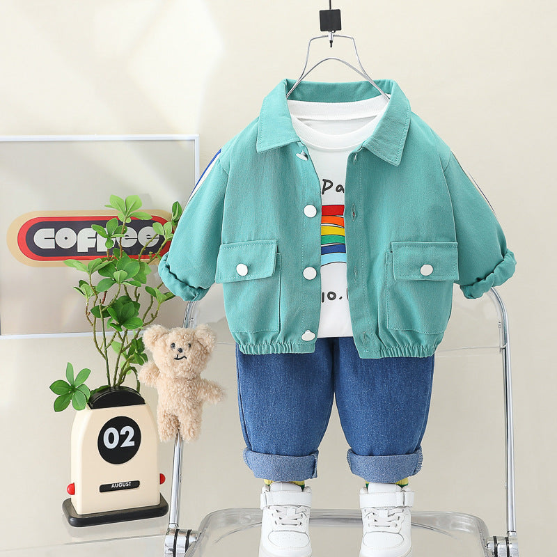 Conjunto cami buzo 3 piezas para niño