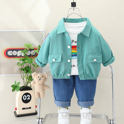 Conjunto cami buzo 3 piezas para niño