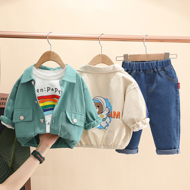 Conjunto cami buzo 3 piezas para niño