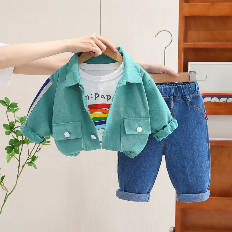 Conjunto cami buzo 3 piezas para niño