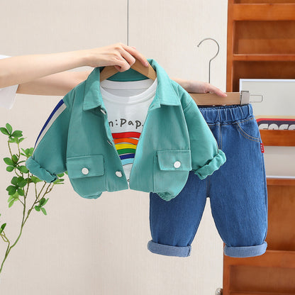 Conjunto cami buzo 3 piezas para niño