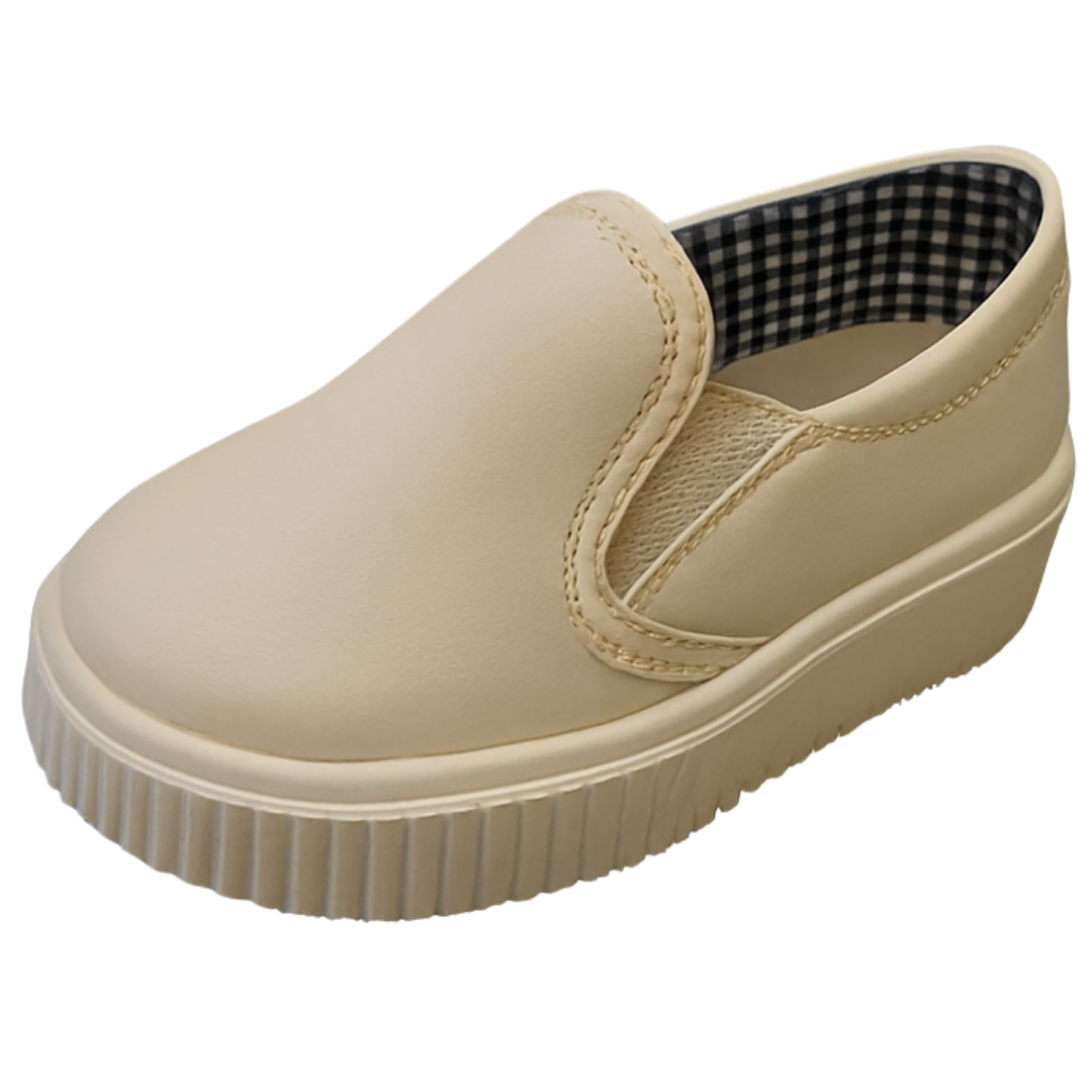 Zapato suela blanda mocasín sintético para niño