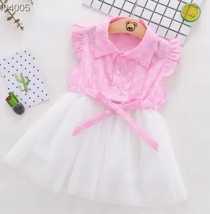 Vestido estampado para niña