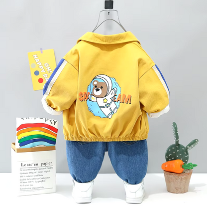 Conjunto cami buzo 3 piezas para niño