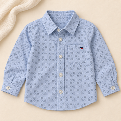 Camisas manga larga 100% algodón para niño