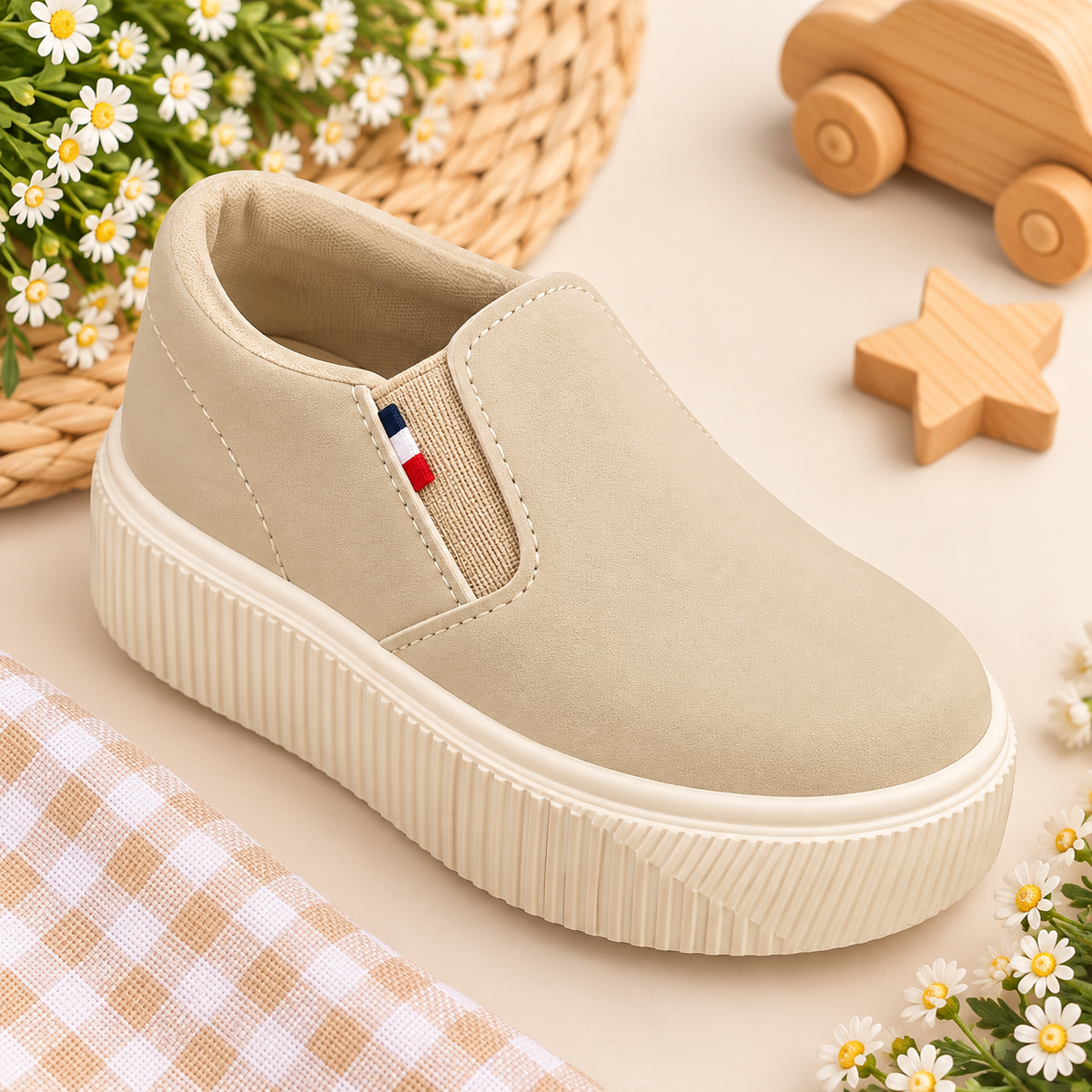 Zapato suela blanda mocasín para niño