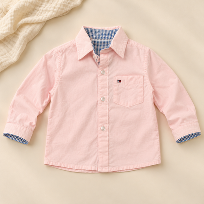Camisas manga larga 100% algodón para niño