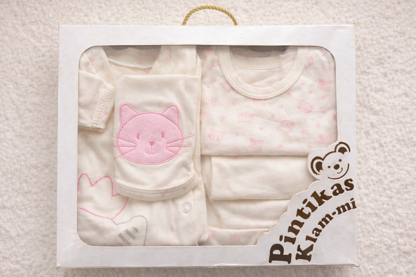 Primera muda 6 piezas de gatito para niña