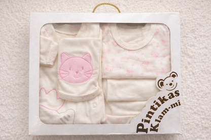 Primera muda 6 piezas de gatito para niña