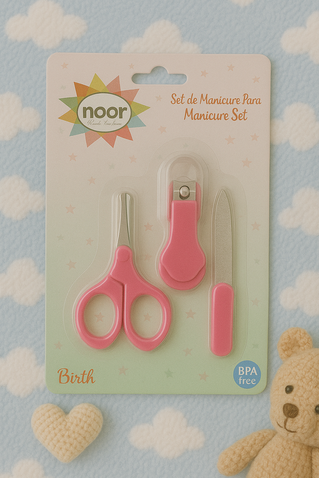 Set de manicure para bebés y niños