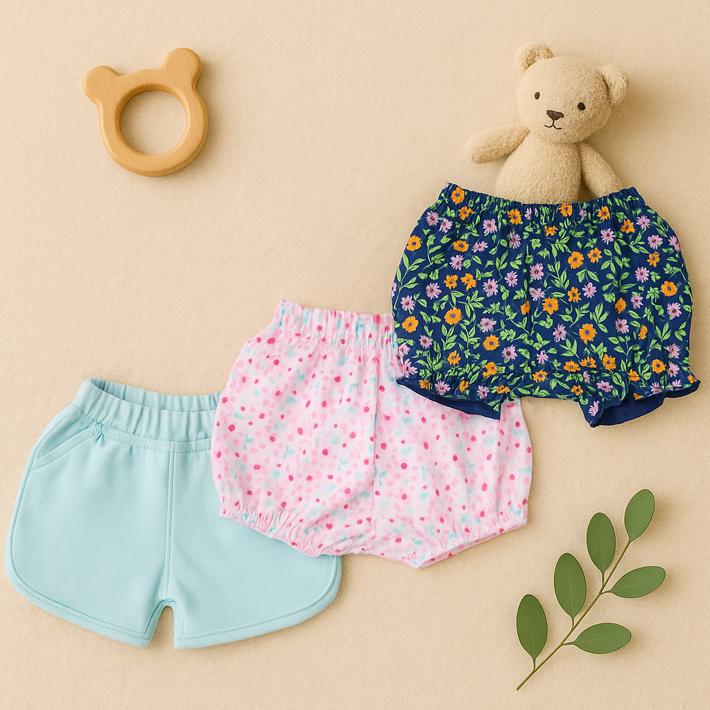 Paquete x 3 short para niña