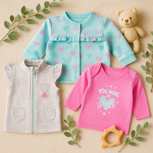 Set de 3 saquitos para bebé