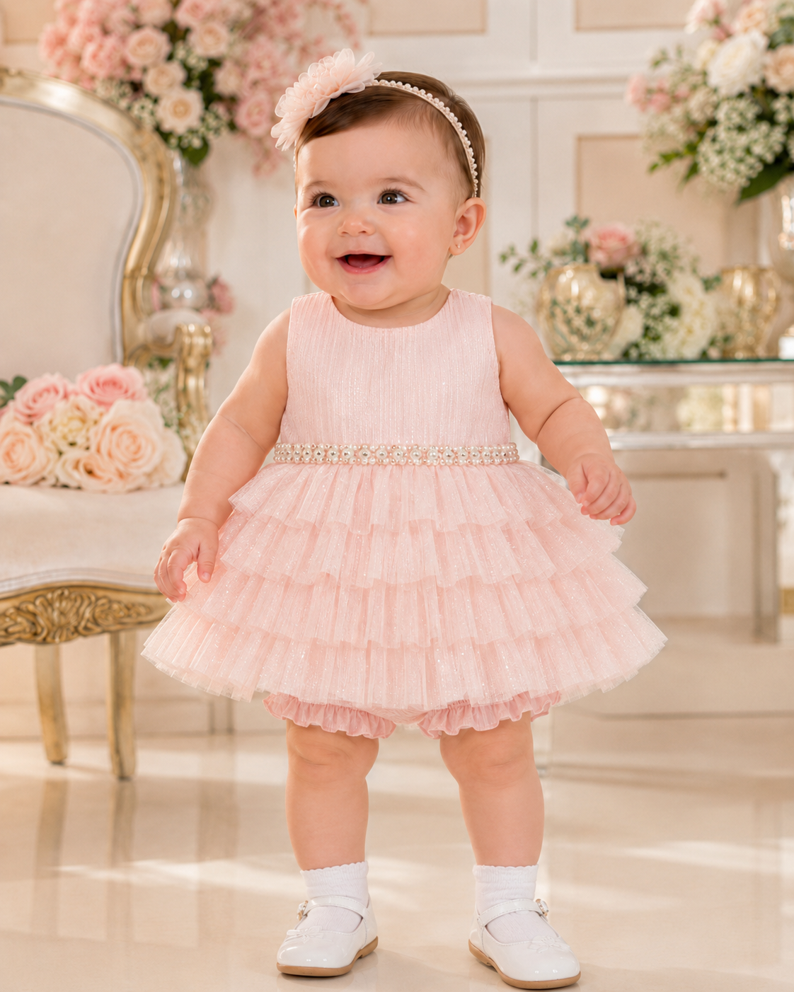 Vestido de boleros para niña
