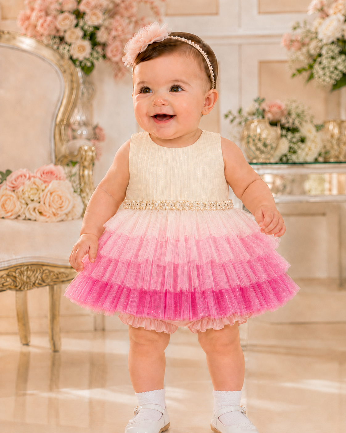 Vestido de boleros para niña