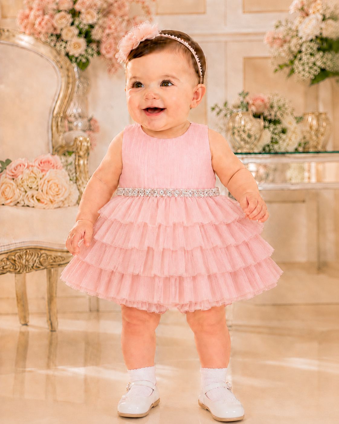 Vestido de boleros para niña