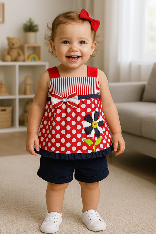 Conjunto de verano blusita con short