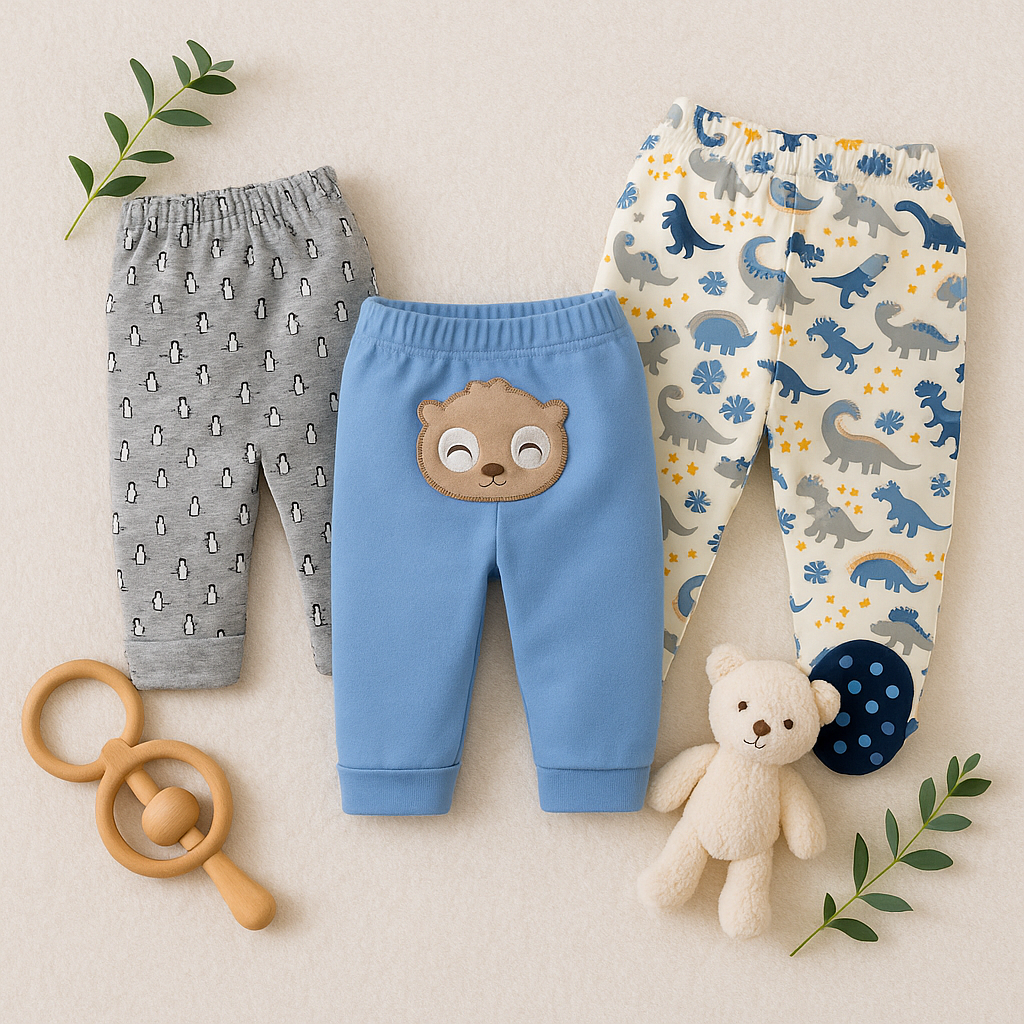 Paquete x 3 pantalones para bebé